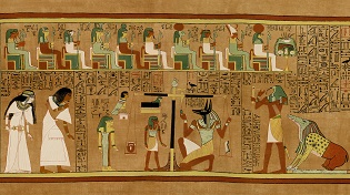 N&aumlytä tiedot: Egyptiläinen kuolleiden kirja